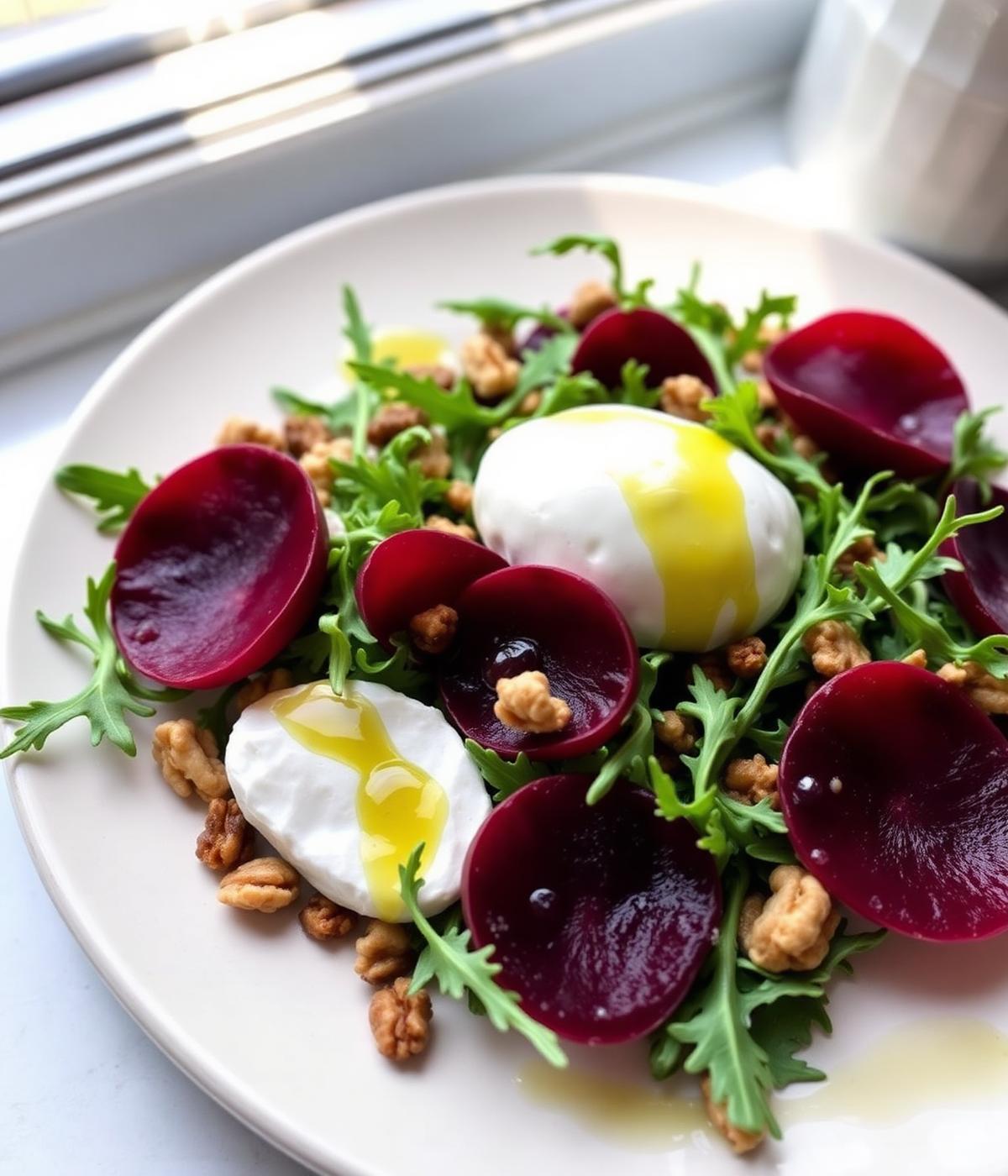 Rote Beete Dreierlei Burrata